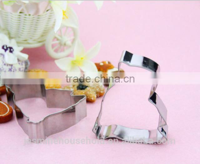 2015 Popular DIY Creative design Animal Shaped Stainless steel cookie cutters for Cakes and Bisciuts