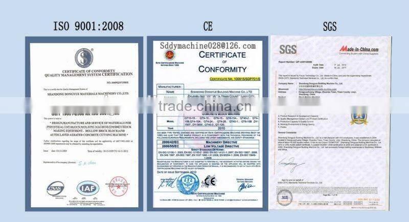 DY-150TB hydraulic press paver brick machine