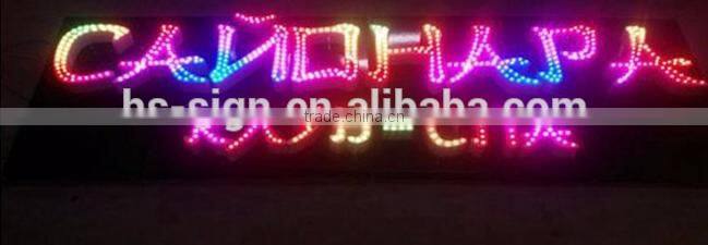 3d outdoor led punching mounting channel sign