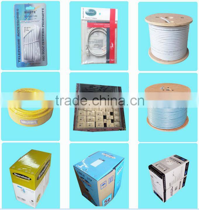 Frankever made in China 4 pairs BC/CCA conductor UTP CAT6 lan cable