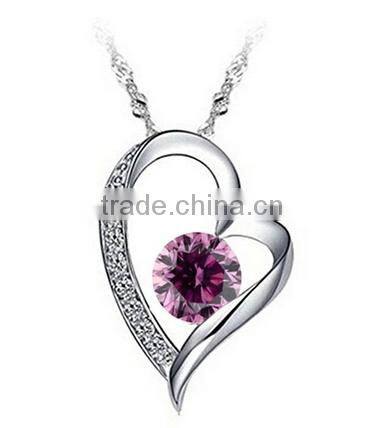 Latest design chain link fashion hollow heart and diy charm bracelet