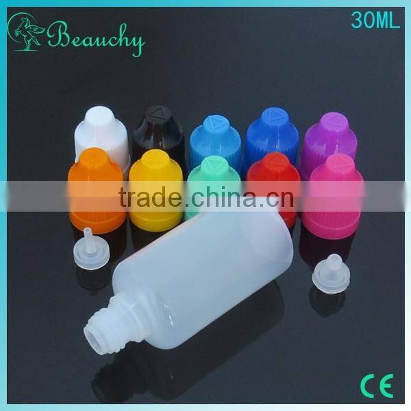 Beauchy new 1oz color glass bottles for sale bulk water bottles 30ml plastic squeeze bottles