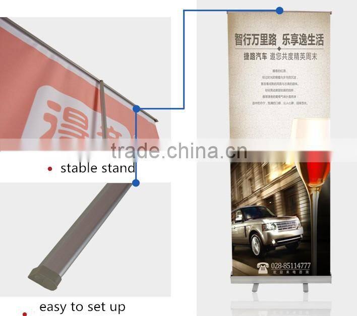 plastic steel roll up trade show display