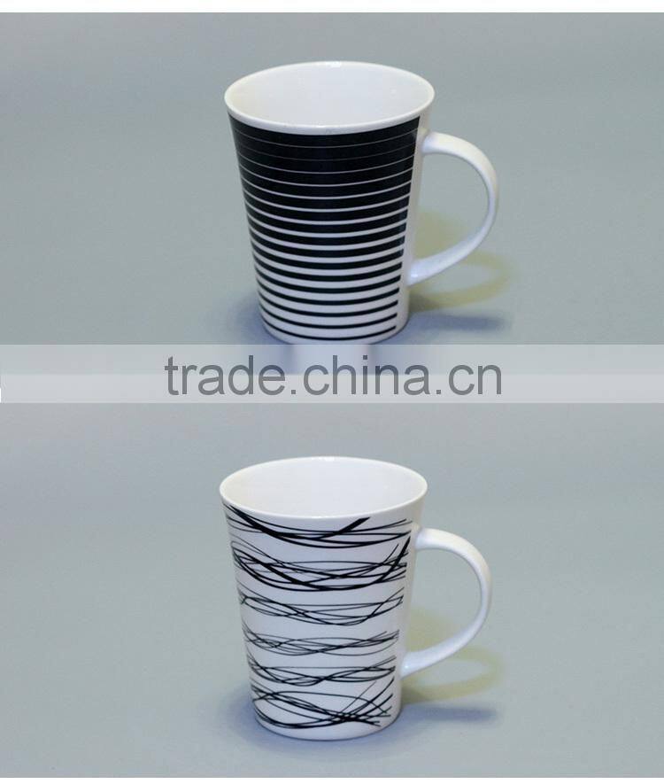 12oz coffee ceramic travel mugs with silicone lid and sleeve for heat protection