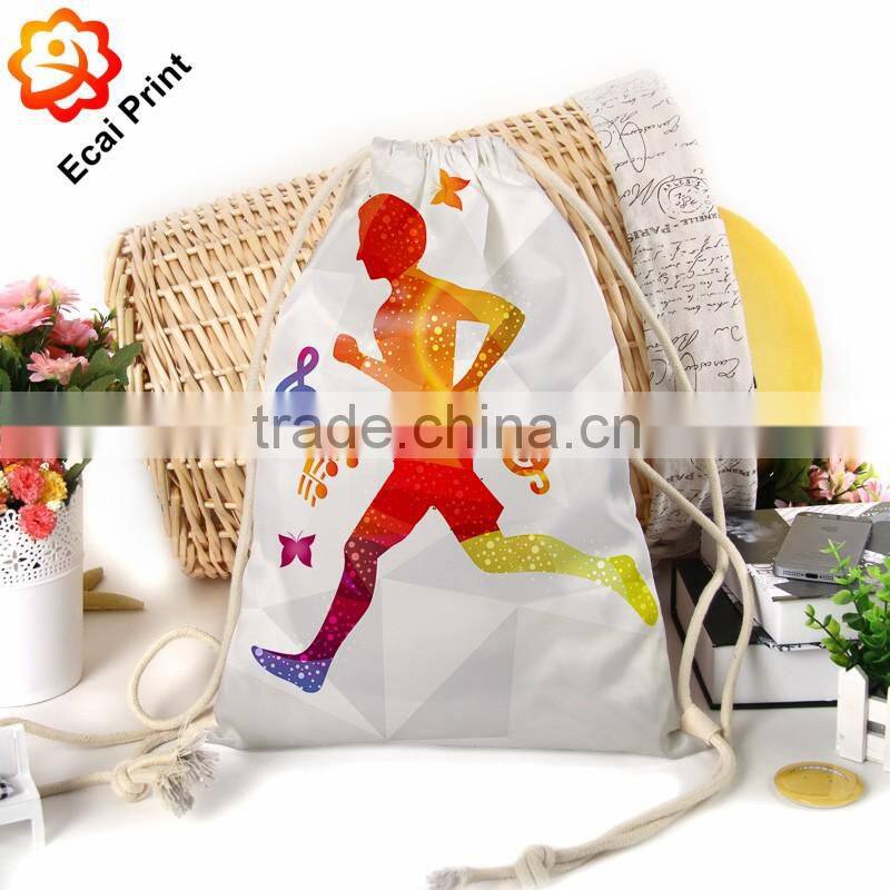 Special fashionable customize printing drawstring sport bag