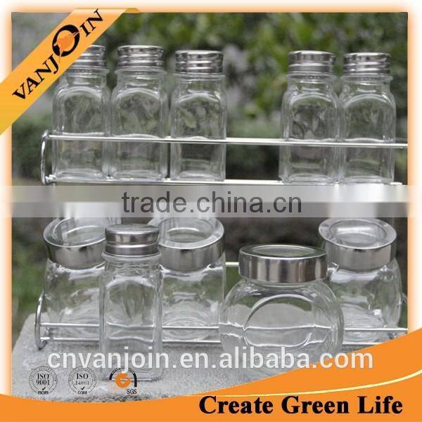 2-Tier Kitchen Cabinet Storage Iron Metal Stand Spice Holder