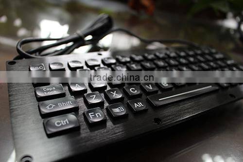 Vandal Proof metall keyboard with Trackball and Integrated EPP