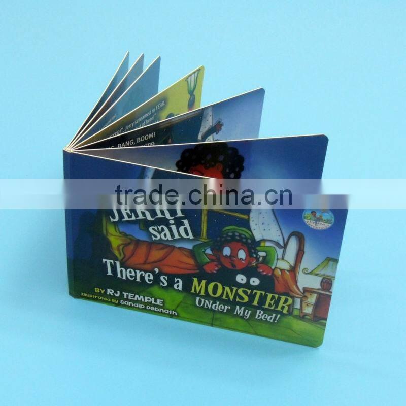 Wholesale 4 color matt laminated accordion fold booklet printing