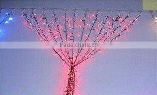 dazzling and beautiful red led curtain light