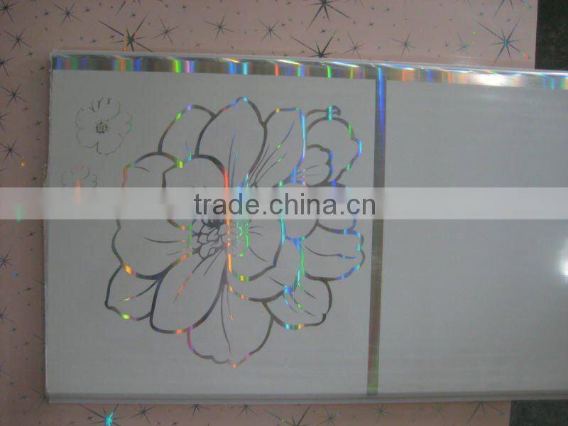 hot sale interior decoration bathroom ceiling tile design pvc wall covering panels for house
