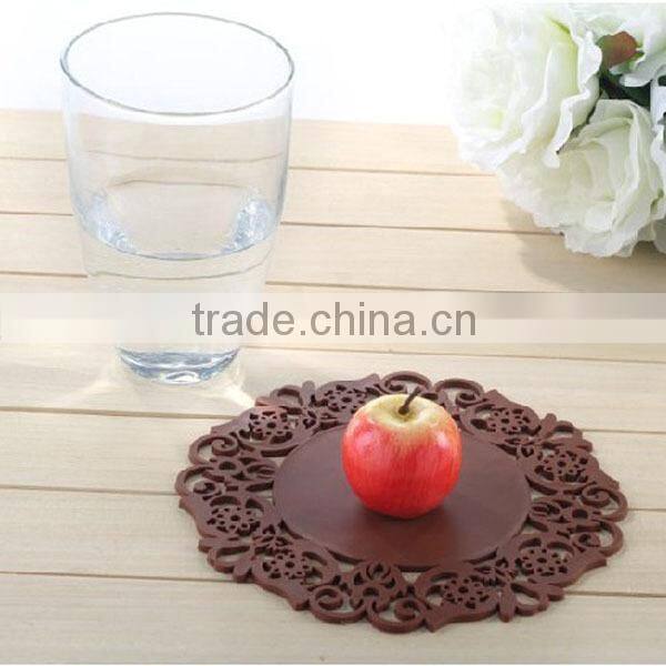 the fashionable silicone bowl mat
