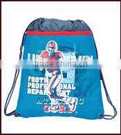 Light Blue Fabric Office Custom Printed Pencil Case