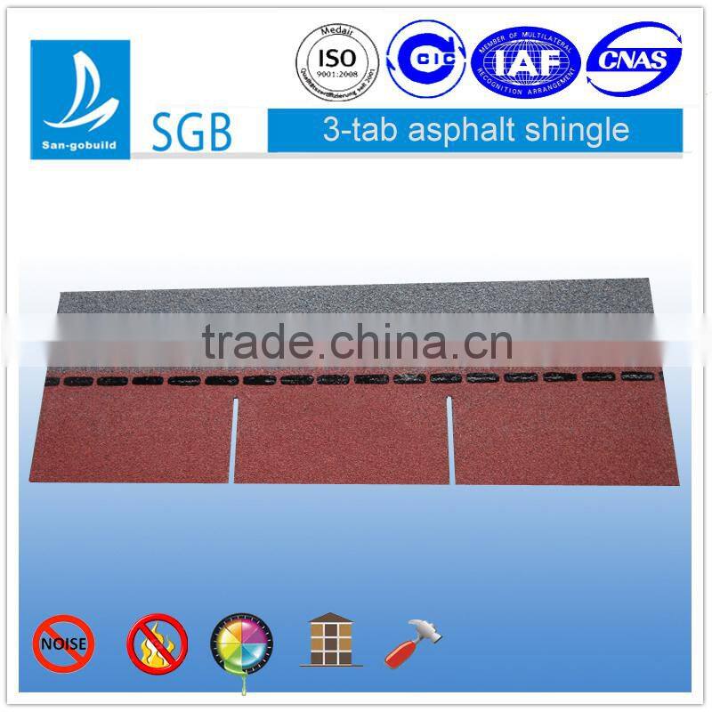 2015 New Design 5-tab Asphalt Shingle ,Fish-scale Asphalt Shingle,Bitumen Asphalt Shingle