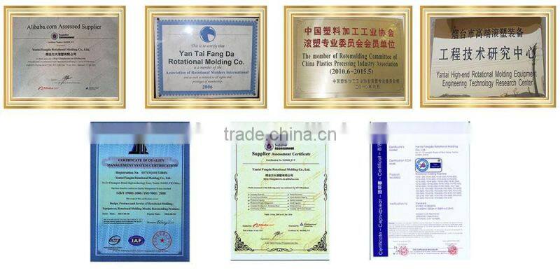 Top quality 3arm 4work hot selling rotational plastic moulds manufacturer