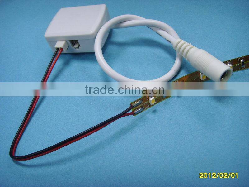 Molex 24V plastic shell LED strip distributor with DC Jack 2.1*5.5mm power connectors