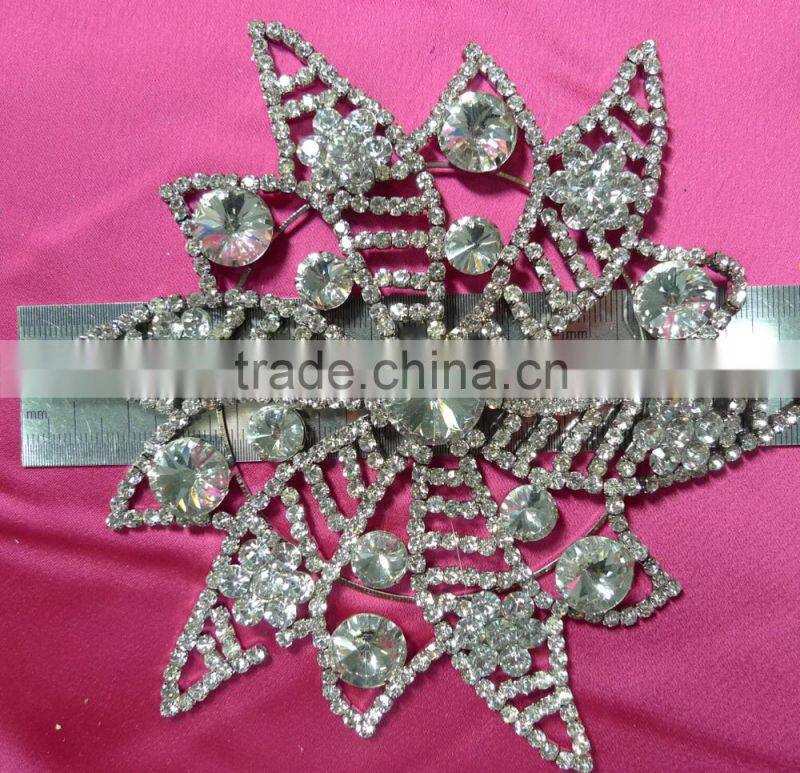 Elegant Crystal Bling Rhinestone Flower Brooches wholesale