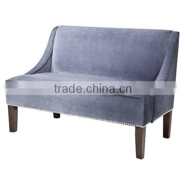 customize modern restaurant booth design fabric covered HDBS420