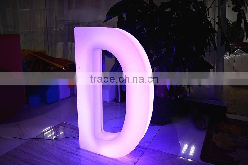 Wedding marquee decoration letters light or led letter light