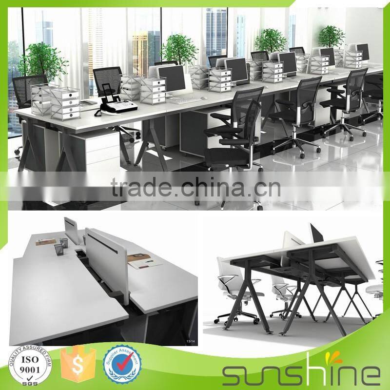 KB-FW03 2016 Best Selling Top Quality Office Furniture/Customized Office Desk 2 person workstation 4 person workstation