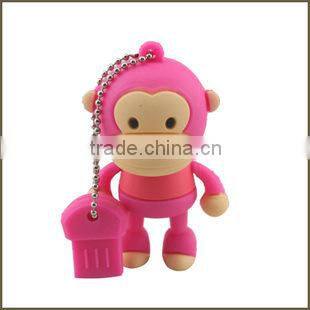 Multi-function Key Chain, Cartoon shape USB Flash Drive