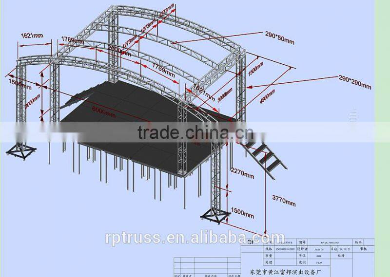 2014 RP aluminum portable stage,aluminum stage platform,aluminum stage truss