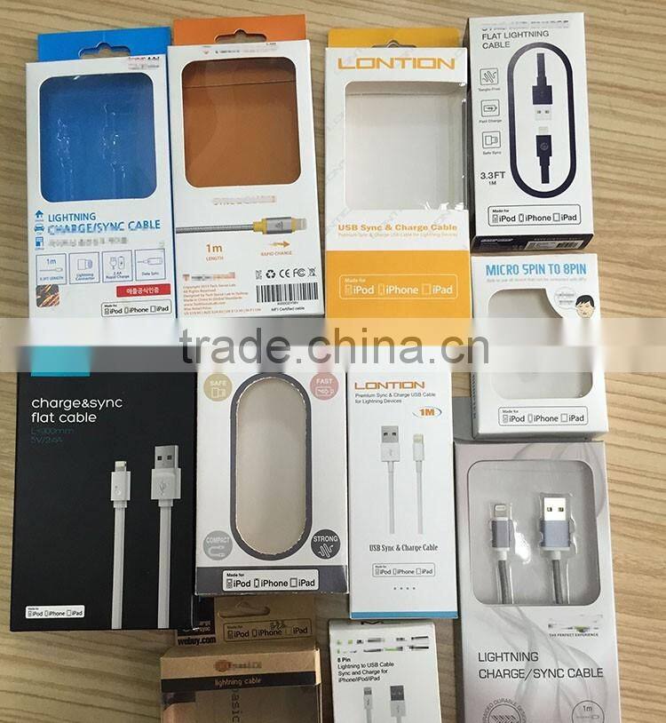 mfi certified manufacturers supply 8 pin connector with colorful aluminum shell