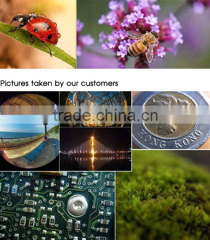 Awesome photo gadgets magnetic camera lens 180 degree fisheye+0.67x wide-angle+10x macro 3in1 lens kit 2016 new products