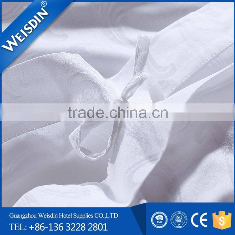 hotel use Wholesale Elegant Soft 100% Cotton Jacquard Hotel Bedding Set Duvet cover