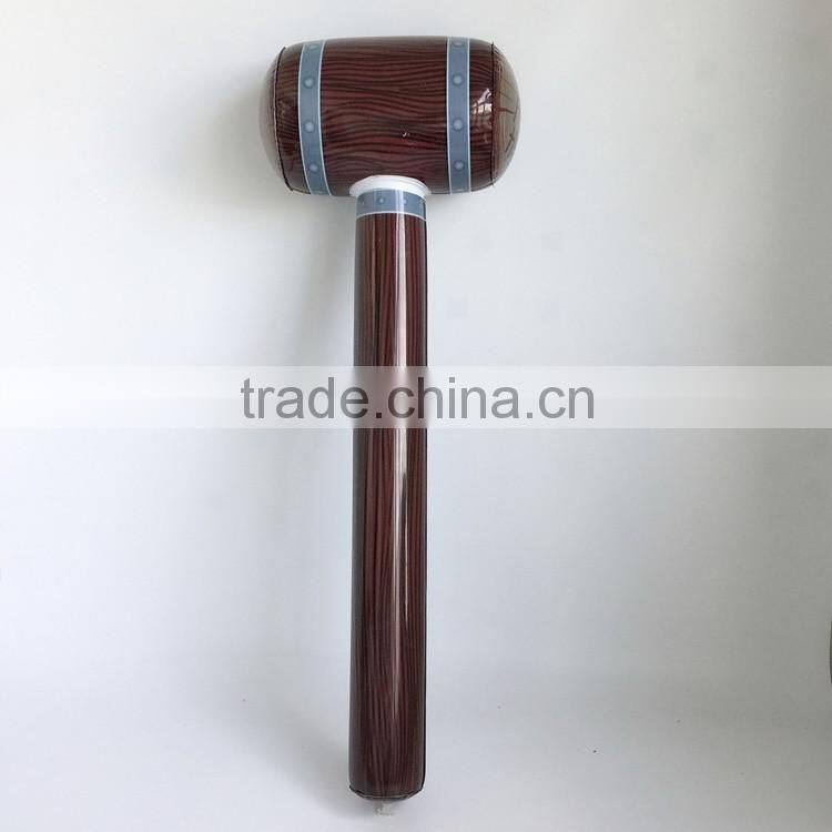 full print toy hammer inflatable wood mallet toy