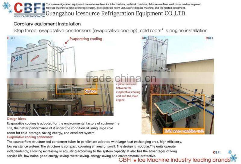 CBFI Zambia cold room project in 2015