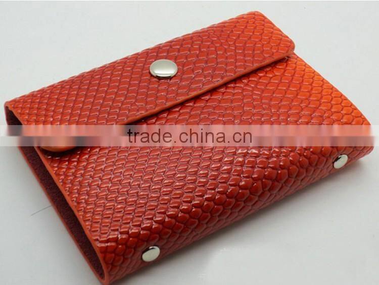 Free sample ,leather credit card holder supply in factory
