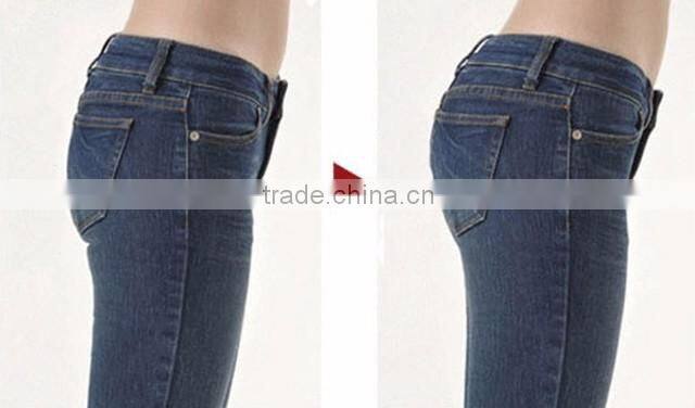 Wave Trim Low Waist Breathable Black Hip Padded Panties