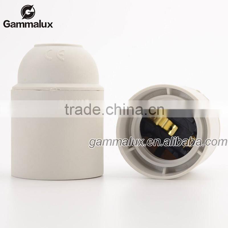 E27 Plastic Lamp Holder Electric Light Socket Lamp Cap E27 Lamp Bases Adapter for Home Indoor Lighting