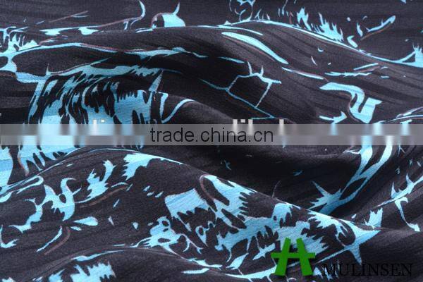 Mulinsen manufacturer stretch with twist cheap satin fabric composition