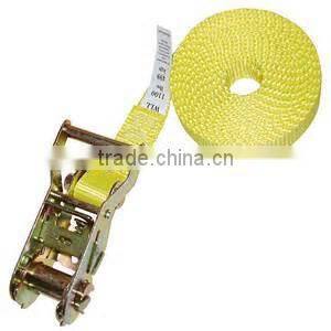 GS Cargo ratchet lashing strap with Double J hook