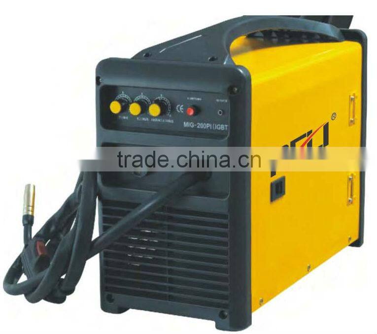 MIG - 200PI single phase igbt inverter co2 mig welding machine