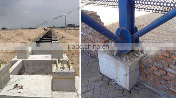 WF-LA009 china factory designed galvanized steel wind break wall for dust control