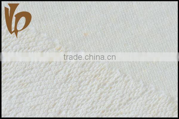 2016 hot sweater fabric knit linen fabric with white color