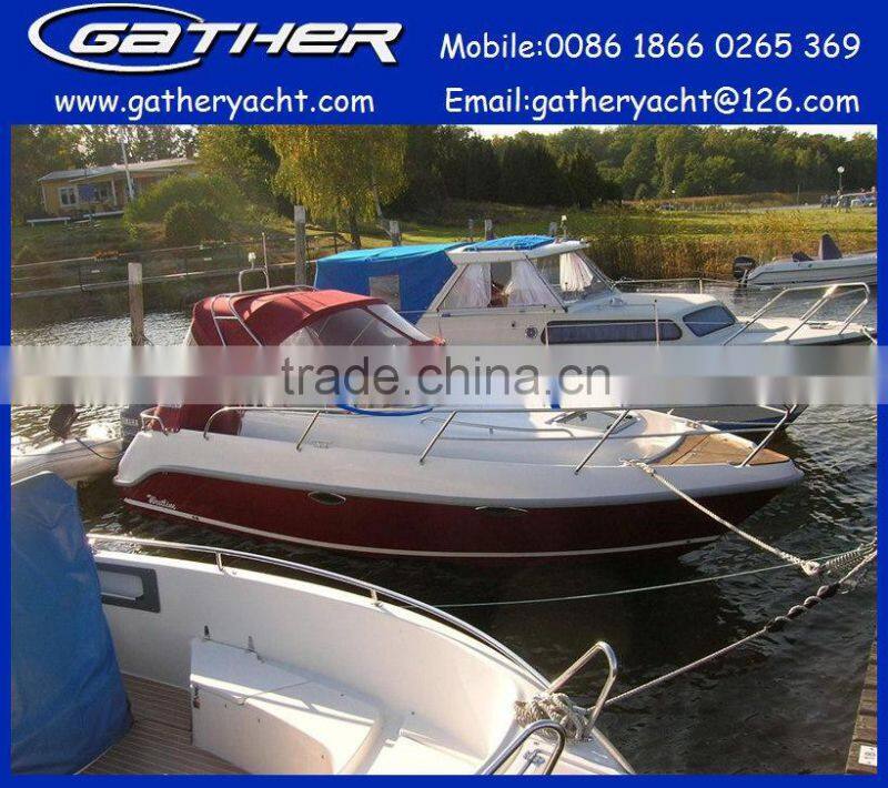 hot sale 7m walkaround fishing cabin boat