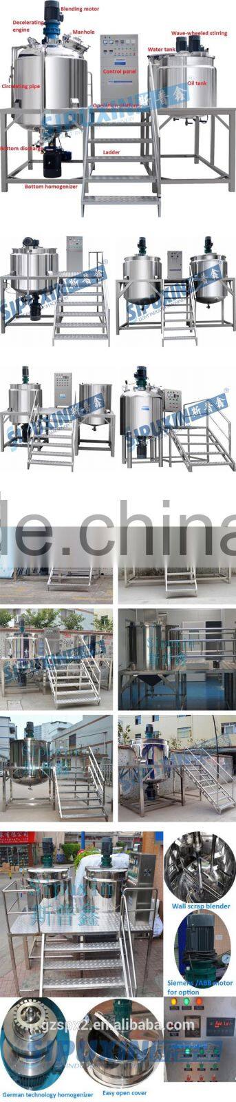 Sipuxin Dishwashing Liquid Detergent Shampoo/Liquid Soap Homogenizing Mixer Blending Machine