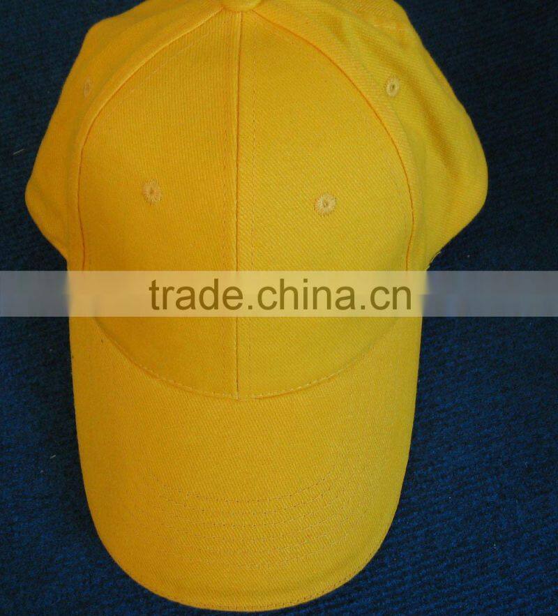 Promotional 6 panel plain baseball cap