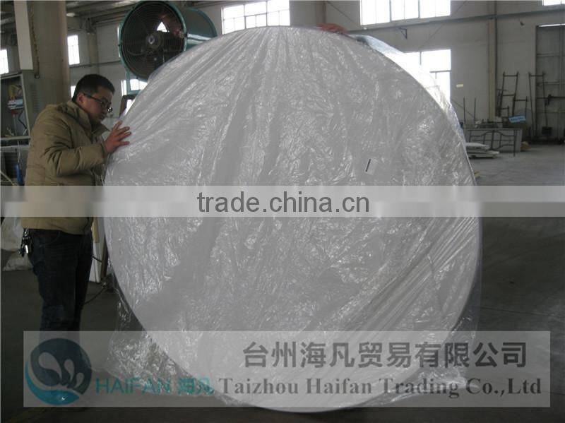 stainless steel bracket PE 6FT outdoor round table for banquet/durable modern round dining table with removable legs