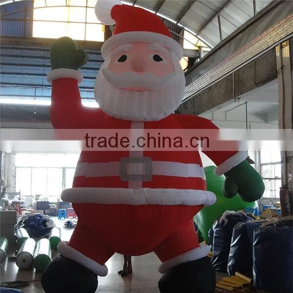 Huge inflatable santa claus customized Christmas inflatables with factory price
