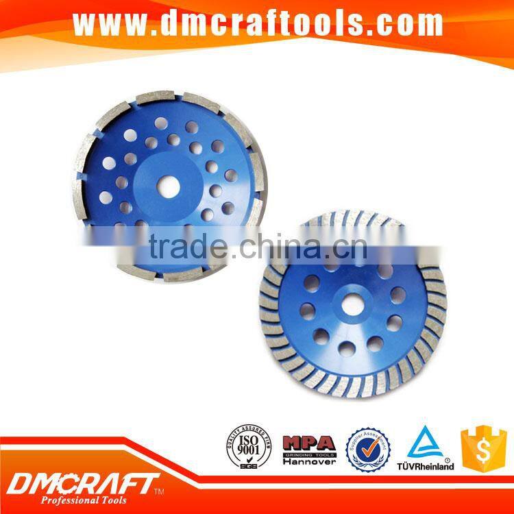 Turbo Row Diamond Grinding cup Wheel