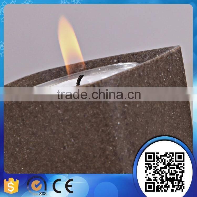 high quality resin brown wholesale tealight candle holder