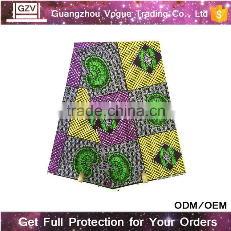 Online wholesale personality new products cotton african wax fabric made in china