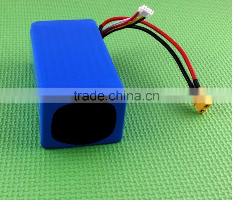 GEB8043125 14.8V12ah high capacity li polymer battery pack