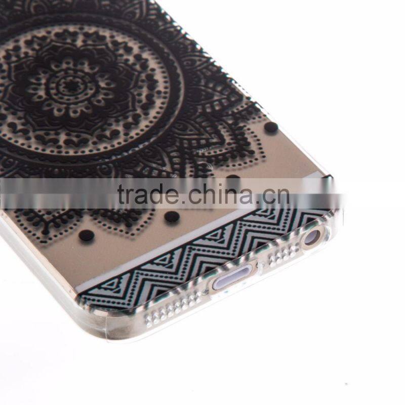 Super Soft TPU Black Printing Case For Iphone 6 For Samsang S7