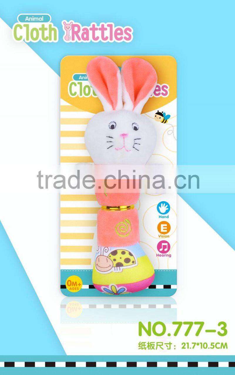 2016 sonajeros para bebes baby rattle toys for infant with CE/ROHS test reports