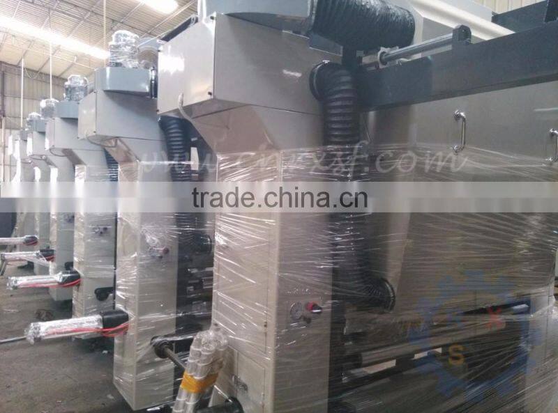 Rotogravure printing machine for foil